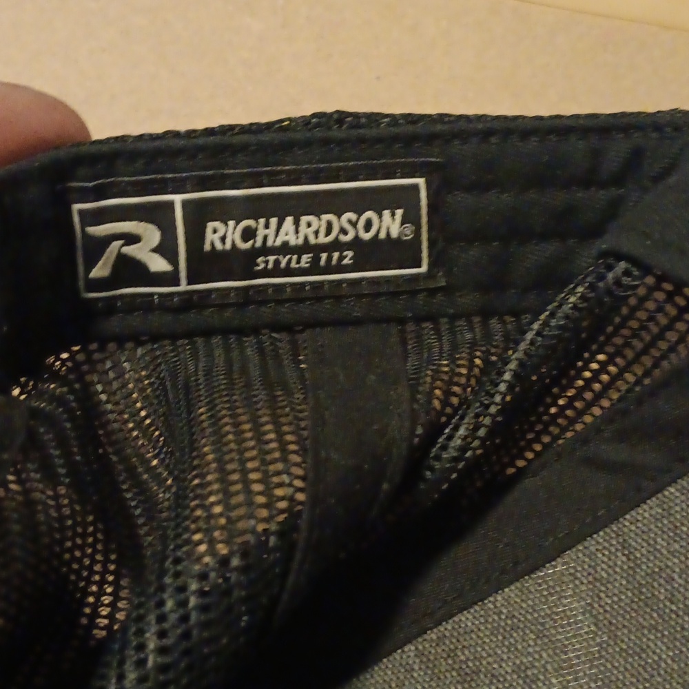 Beard Mustache Richardson Brand Trucker Hat View 2